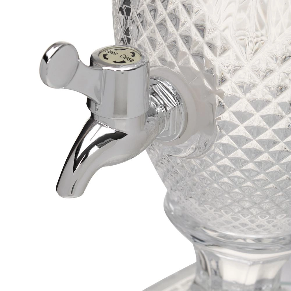 Suqueira verre de vidro 1,8l com torneira para bebidas - Mimo Style