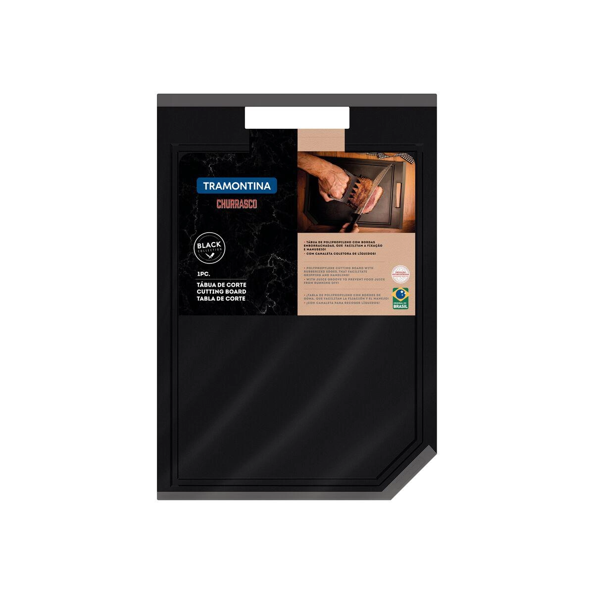 Tábua para Churrasco Black Tramontina - Preto