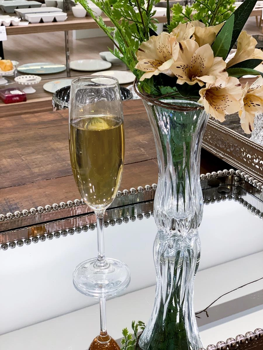 Taça para Champanhe 220 ml Cristal Ecológico Lyor Design