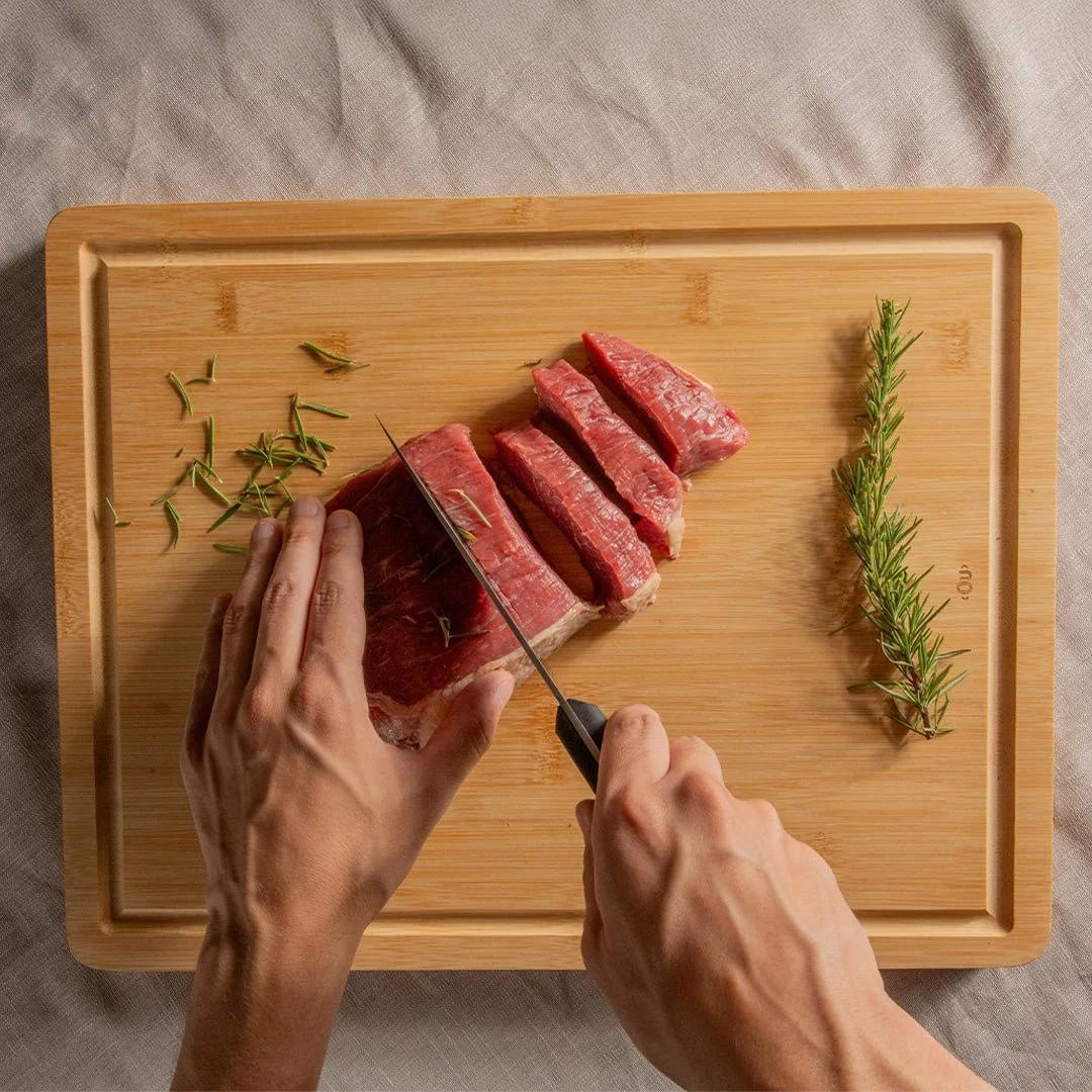 TABUA CHURRASCO TCB1000 BAMBU 45X35X3CM MARTIPLAST OU