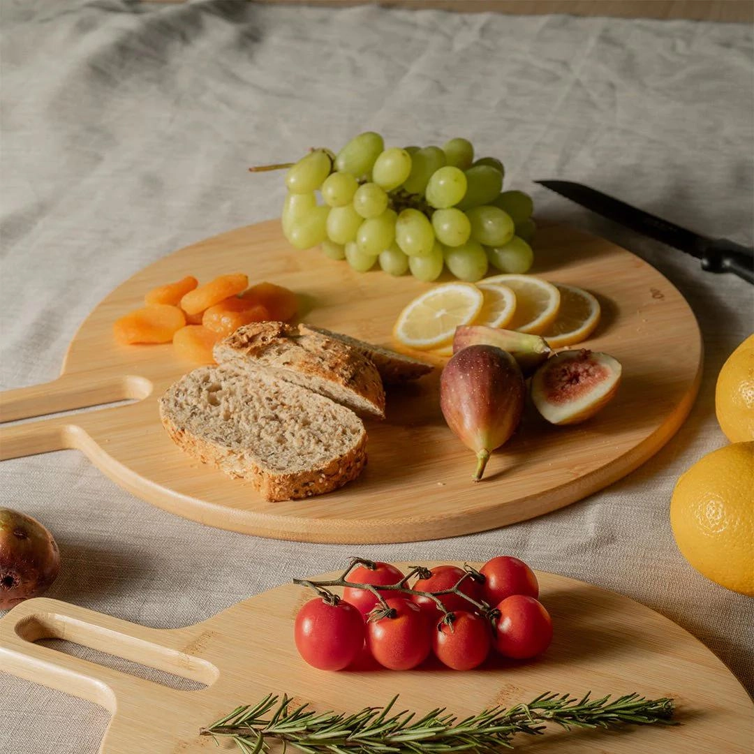 TABUA REDONDA SERVIR TRB100BMB BAMBU 36X27X1,5CM MARTIPLAST OU