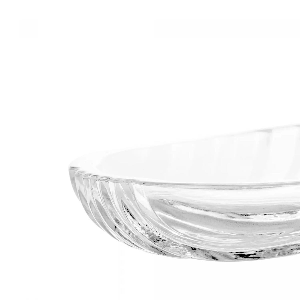 TRAVESSA 220856 LEAF 32,5X12,5X3CM VIDRO LYOR DESIGN