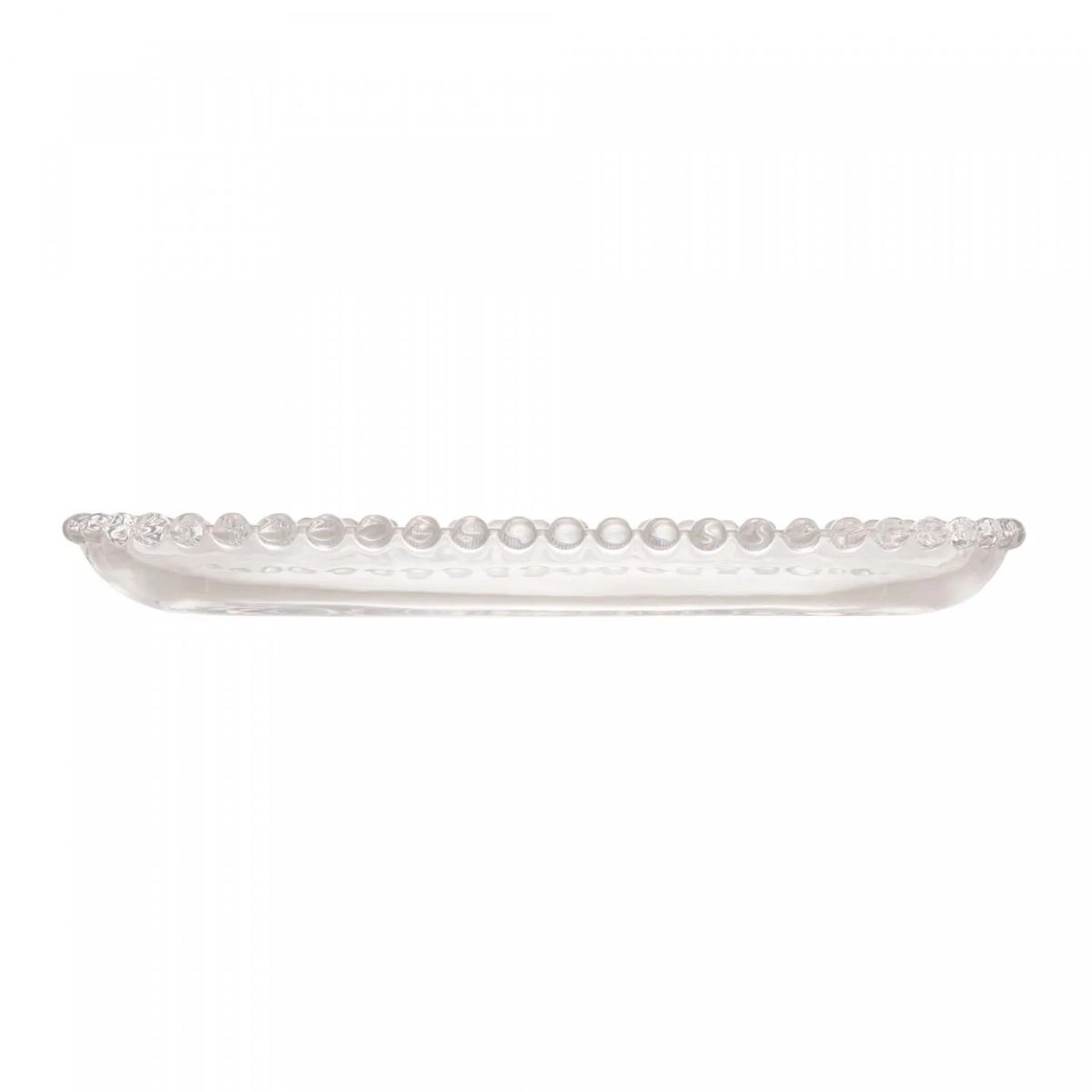TRAVESSA OVAL 28386 PEARL 24X12CM CRISTAL CHUMBO ROJEMAC