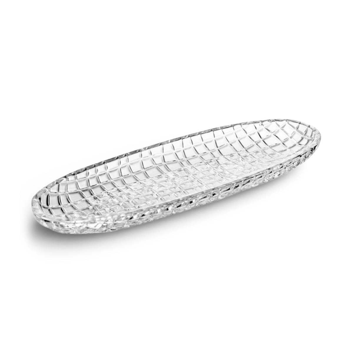 Travessa Quadrix Vidro 30x10,5cm Lyor Design