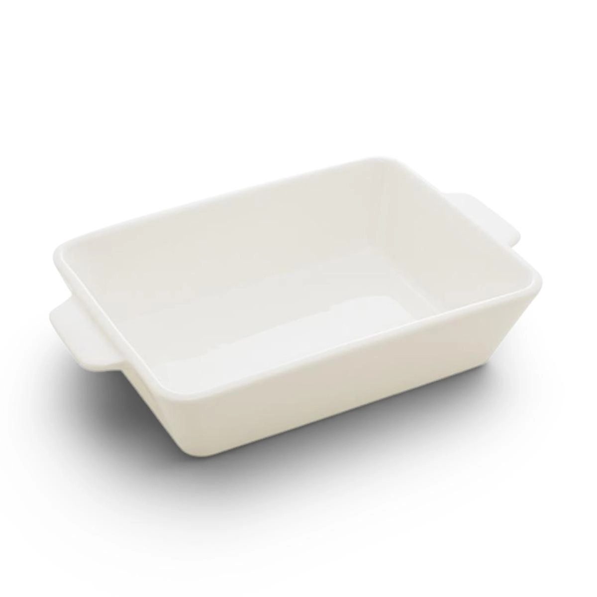 Travessa Refrataria Basic Porcelana 23,5x14,5x5cm C/ Alca Lyor Design- Branca