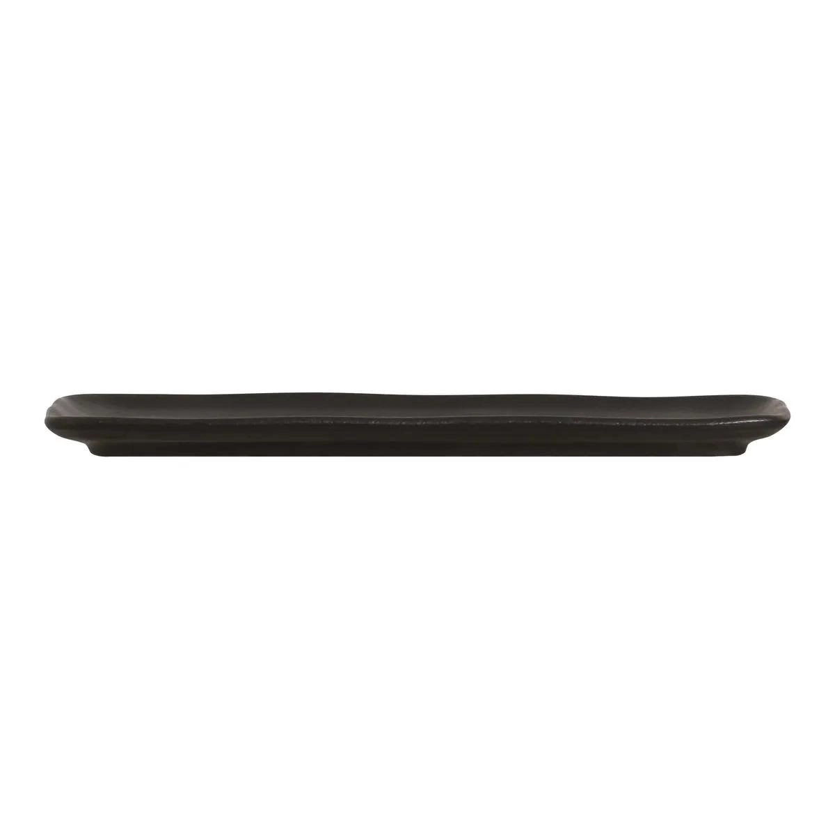 TRAVESSA RETANGULAR 1401473901 ORGANICO PRETO MATTE 33X13CM PORTO BRASIL