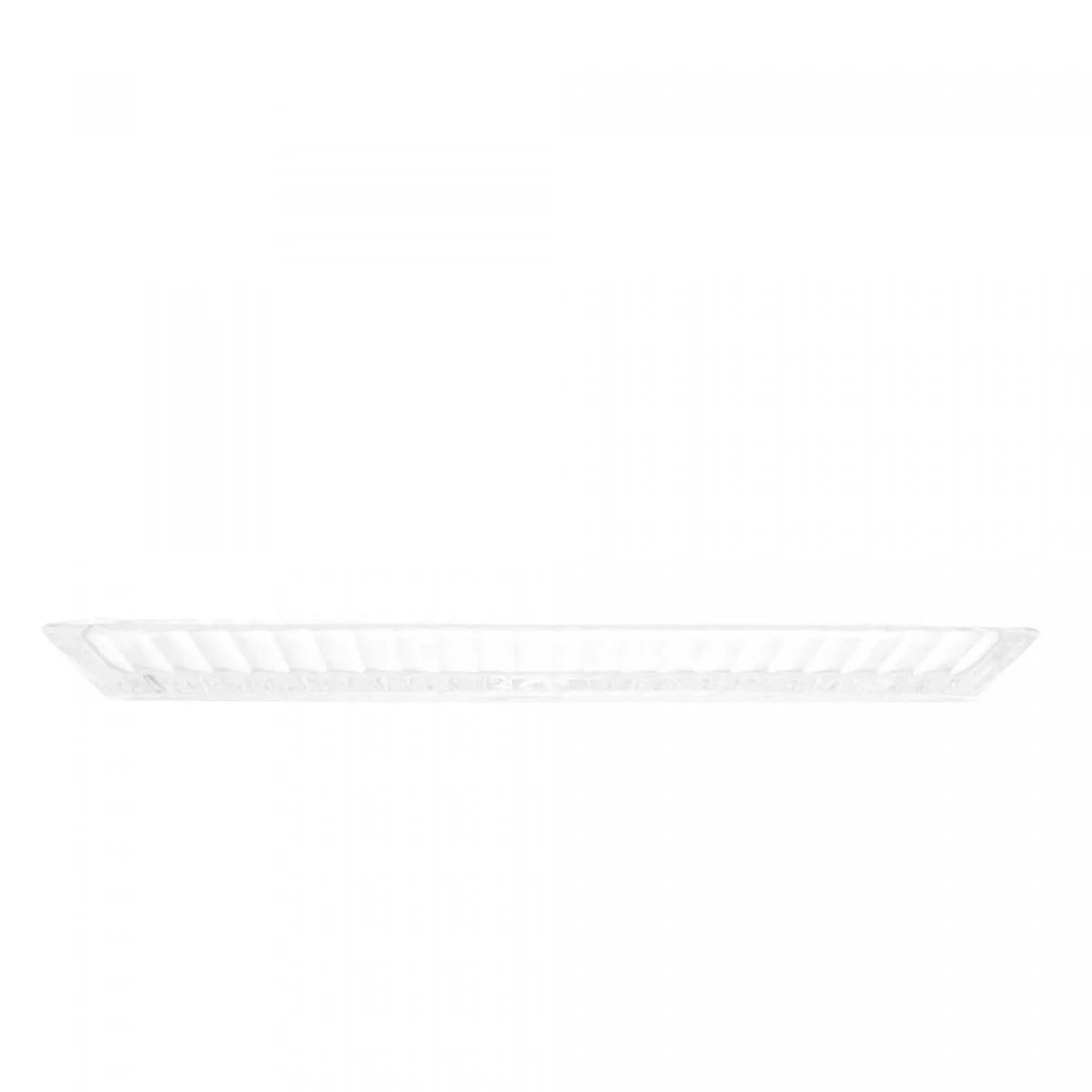 Travessa Retangular Lys 34x17x2,5cm Cristal Chumbo Rojemac